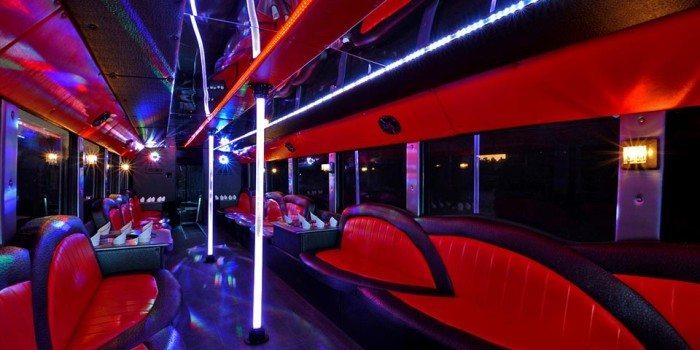san diego 50 passenger limo bus interior